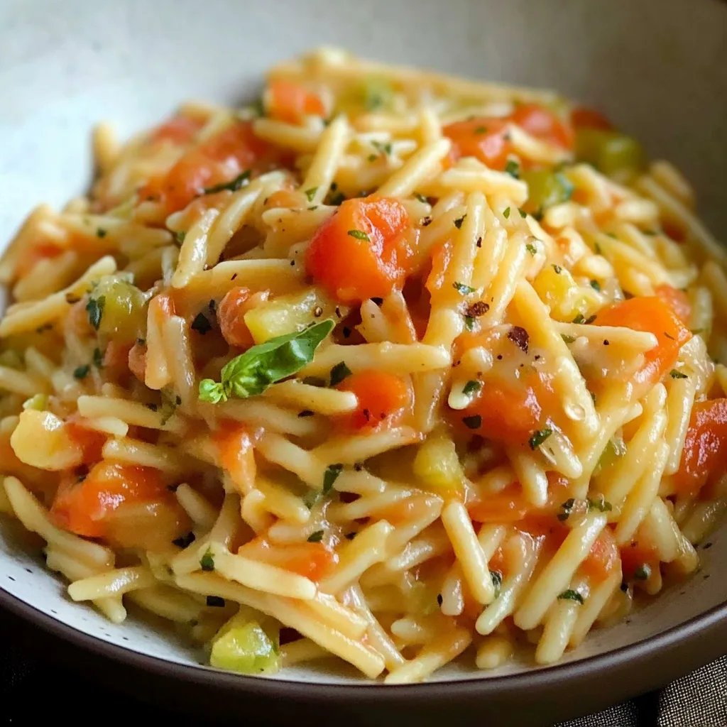 Veggie Orzo
