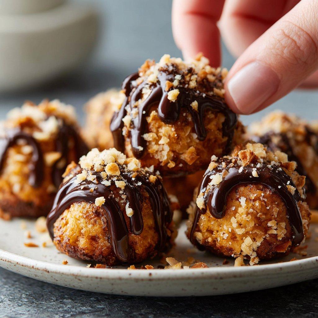 Chocolate Banana Snack Bites