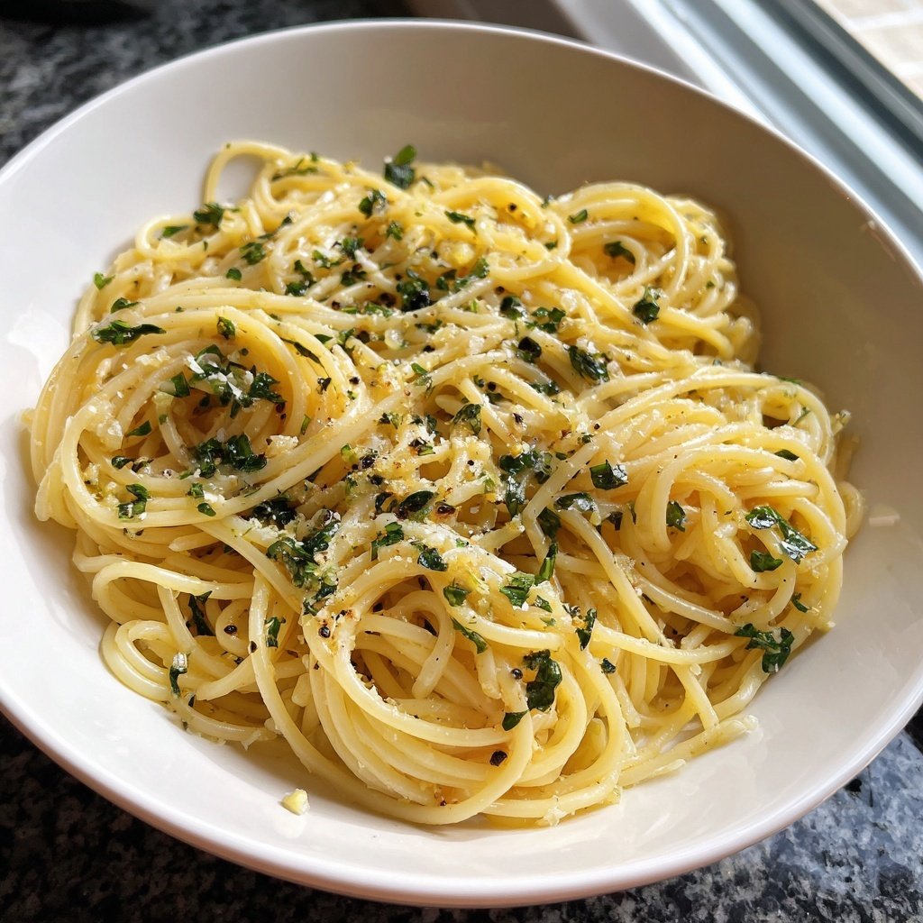 Quick & Easy 15-Minute Garlic Pasta