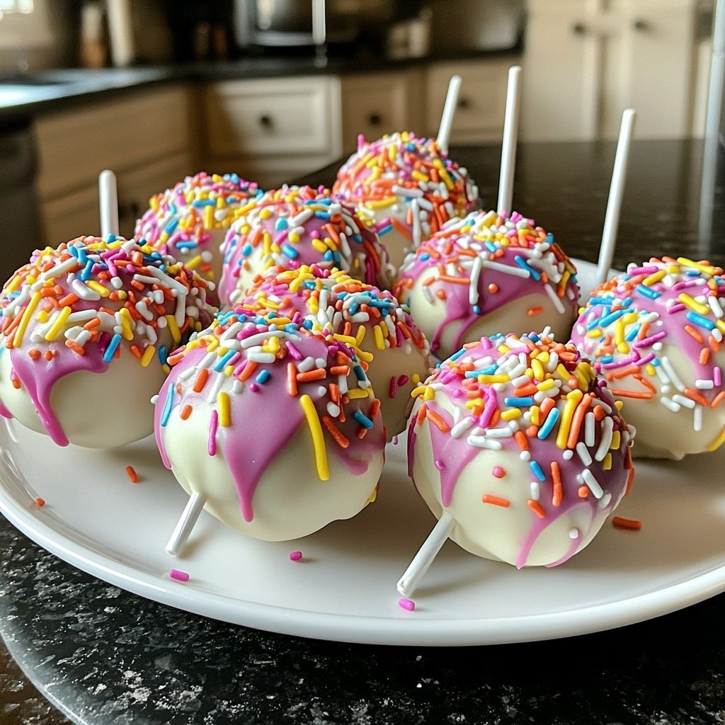Starbucks Copycat Birthday Cake Pops