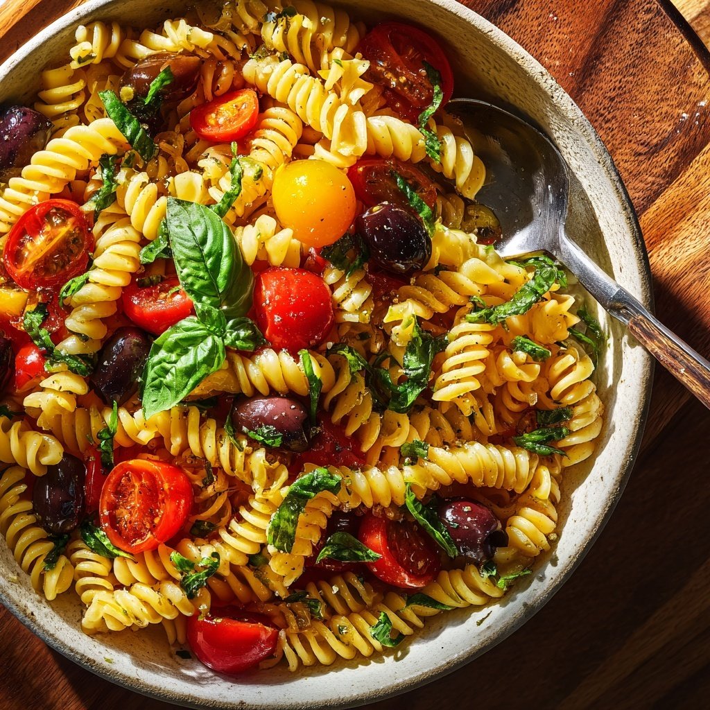 Quick Pasta Salad Lunch for Work