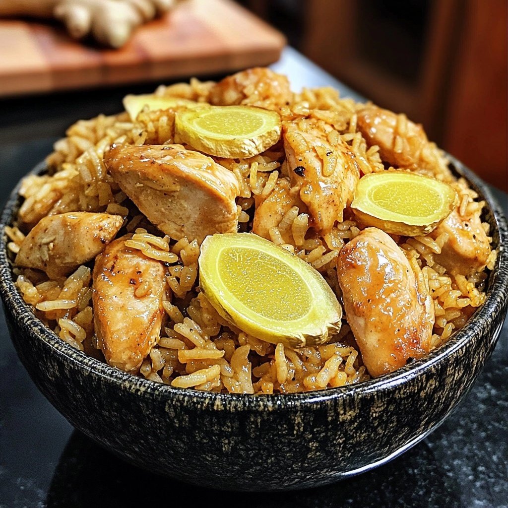 Chicken Ginger Rice