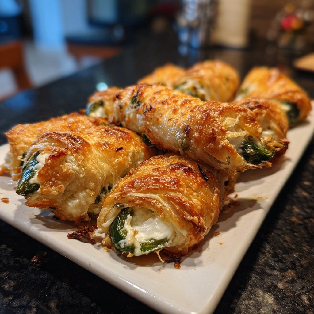 Jalapeno Poppers Wrapped in Pastry