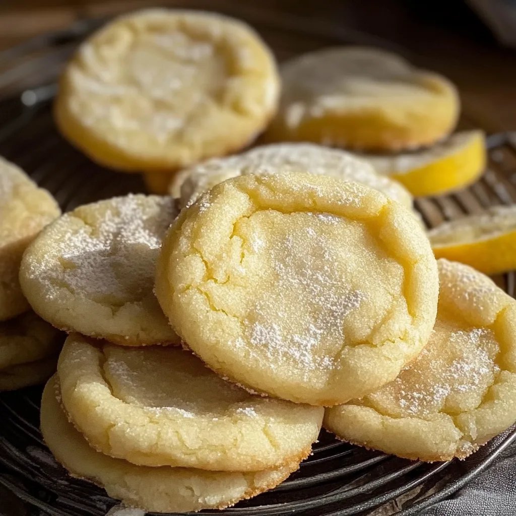 Soft & Chewy Lemon Cookies